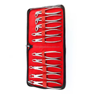 Dental forceps for adult tooth extracting forceps Set dental instruments set of 10 pieces <b>suit</b> for adult teeth forceps dental - Product Image 6