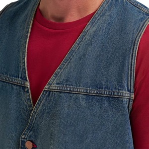 Chaleco Vaquero de Algodón para Hombre, a la Moda, en Oferta, Chaleco Vaquero Masculino de Alta Calidad y Diseño Premium - Product Image 3