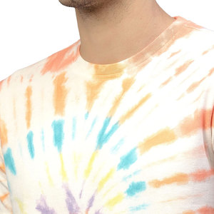 Premium Mens Tie Dye Casual Wear <b>Set</b> Custom Logo T Shirt Shorts Summer Sportswear OEM Factory Direct - Product Image 5