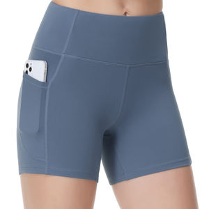 Pantalones cortos de yoga con spandex flexible para mujer - Product Image 2