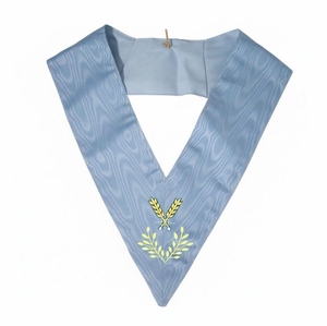 Collier de Secrétaire Maçonnique, Régalia d'Officier, Collier de Franc-Maçon du Rituel Français avec Perles, Style Mode - Product Image 5