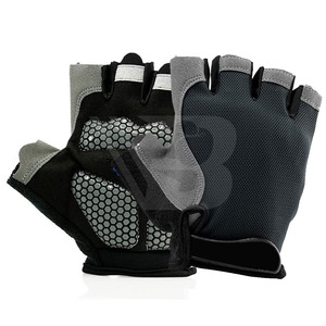 Gants de cyclisme respirants en cuir de vachette 100 %, taille adulte, couleur unie personnalisée, pour équipe sportive, unisexes - Product Image 2