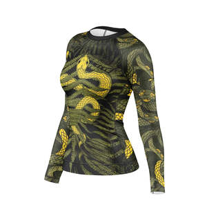 Hot Selling Custom Men Short Sleeve Compression Shirts BJJ Rash Guard UPF50 Anti-Bacterial Breathable Eco-Friendly 100% - Product Image 2