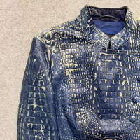 Veste en cuir respirante pour homme, nouvelle collection, en cuir de vachette, vente en gros
