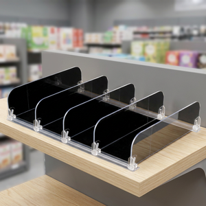 Separador de Estantes de PVC para Supermercados y Tiendas Minoristas, Separador de Estantes de PVC Resistente para Supermercados, Tiendas de Abarrotes y Minoristas - Product Image 4