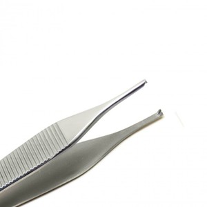 คีมจับเนื้อเยื่อแบบมีฟันล็อค ยี่ห้อ Adson Kocher ขนาด 12 ซม. ทำจากเหล็กกล้าไร้สนิม สำหรับการผ่าตัด - Product Image 2