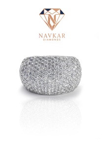 Bague en moissanite la plus vendue, plaquée or blanc, bague de promesse, bijoux de mariage pour femmes, disponible à prix abordable - Product Image 3