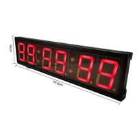 Chronomètre à led Programmable Jumbo de 4 pouces, horloge, moniteur d'activité physique, boxe