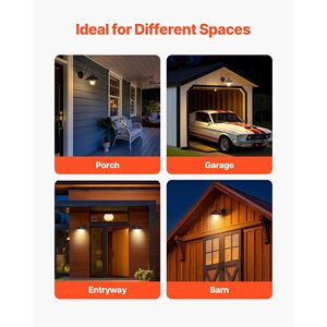 Luz de Granero negra para exteriores, alimentada por energía Solar, 3 modos de iluminación, Sensor de movimiento, 1 paquete, lámpara de cuello de cisne, aplique de pared de granja E26 - Product Image 6