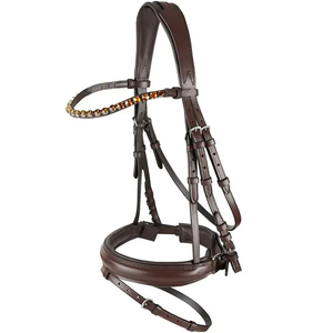Bridon en cuir véritable de qualité supérieure sans nez-bretelle, faible MOQ, vente en gros - Product Image 4