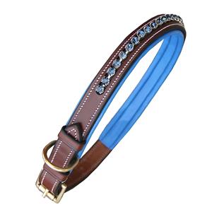 Handmade Leather Padded Dog <b>Collar</b> and dog leash Durable Pet <b>Collar</b> from Pet Supplies Manufacturer - Product Image 3