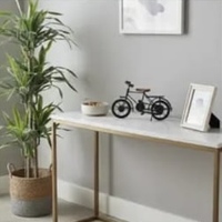 Vase de table vintage en bois rustique en forme de vélo pour la décoration intérieure et les mariages