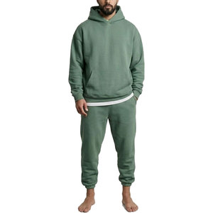 Men Hoodie Tracksuit <b>Set</b> Custom Logo Sweatshirt <b>Jogger</b> <b>Set</b> Casual Streetwear 2 Piece Tracksuit Cotton Fleece <b>Set</b> - Product Image 1