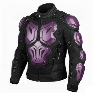 เสื้อแจ็คเก็ตป้องกันสำหรับผู้ชายสำหรับขี่มอเตอร์ไซค์ พร้อมแผ่นเสริมความแข็งแรงด้วยผ้าที่มีความทนทานสูง ปรับขนาดได้และสวมใส่สบาย - Product Image 1