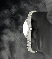 Montre de luxe unisexe en acier inoxydable avec cadran en verre et diamants Moissanite VVS de haute qualité – Offre spéciale