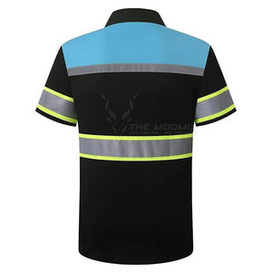 Camiseta Polo para Actividades de Equipo, Ropa de Trabajo Clásica, Cómoda y Transpirable, Material de Poliéster, Alta Visibilidad para el Lugar de Trabajo - Product Image 5