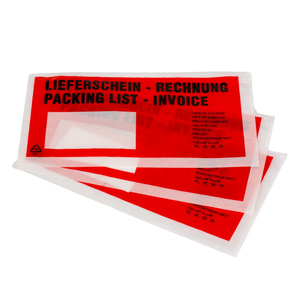 Enveloppe autocollante de qualité supérieure pour liste de colisage, vierge et imprimée, pour documents d'expédition et colis de messagerie - Product Image 2