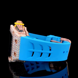 Reloj de Lujo con Cristal de Cuarzo y Moissanita Cuadrada, Correa de Acero Inoxidable, para Uso Casual y Festivo - Product Image 4