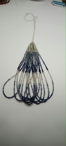 Zafiro Azul Natural Sombreado, Pulido, en Bruto, en Forma de Chips, Cuentas de 3*4mm a 4*5mm, para Joyería DIY, Venta al por Mayor, Joyería Preciosa - Product Image 4