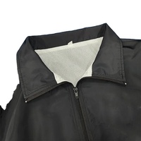 Ensemble coupe-vent court pour homme en nylon