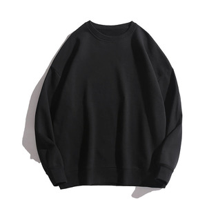Oversized <b>Sweatshirt</b> Solid <b>Grey</b> 100% Cotton Knitted Pullover Casual Autumn Wear <b>Men</b> Regular Fit <b>sweatshirt</b> for <b>men</b> - Product Image 3