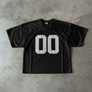 เสื้อเจอร์ซีย์อเมริกันฟุตบอลแบบสตรีทแวร์ตาข่ายระบายอากาศ พิมพ์ลายกราฟิกตัวเลขด้วยเทคนิค Sublimation ทรงโอเวอร์ไซส์ สำหรับเล่นกีฬา ปี 2026 - Product Image 2
