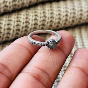 Boho Oxidized Silver Plated <b>Labradorite</b> Brass <b>ring</b> Vintage Dainty Handmade Wholesale <b>Ring</b> For Women - Product Image 4