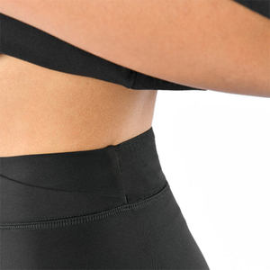 Women's High Waist Wide Leg Pants Solid Black Knitted Spandex Polyester Casual Loose Fit Full Length Elastic Waist Spring Style - Product Image 6
