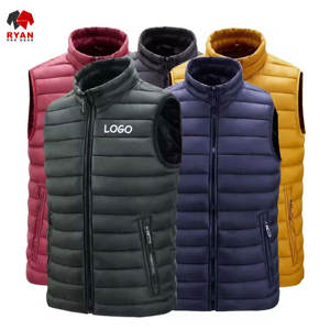 Gilet matelassé pour homme de qualité supérieure, tissu confortable et respirant avec logo personnalisé, fermeture à glissière - Product Image 3