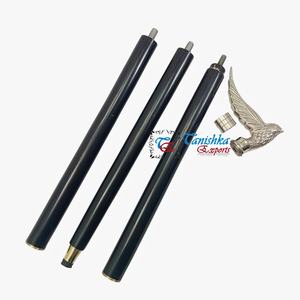 Bâton de marche d'extérieur pliable de 90 cm en bois fait main, motif tête de corbeau en laiton argenté de haute qualité, style Art Déco, parfait pour la navigation. - Product Image 5