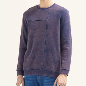 Loose Fit Oversized Streetwear Sweatshirt Heavyweight Cotton Fleece Vintage Washed Sweatshirt Unisex Graphic Print Sweatshirt - Product Image 3