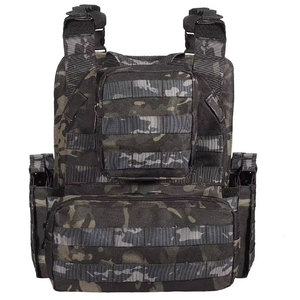 Chaleco Táctico Multibolsillos para Camping, Chaleco para Exteriores con Tirantes Ajustables y Cierre de Hebilla Rápida - Product Image 1