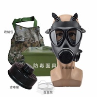 GP 5 Cartridge Filter Nuclear Tear Protection Silicone NBC Gas Self Defense Full Face Respirator Chemical Mask With Gas Mask Bag