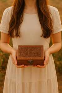 Low Price Decorative Wooden Keepsake <b>Box</b> for Precious <b>Memories</b>, Small Gifts, Jewelry and Personal Accessories By AALIYAN IMPEX - Product Image 2