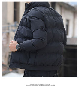 Fully Customized Men's <b>Waterproof</b> Canvas Puffer <b>Jackets</b> Polyester Wadding Filled <b>Winter</b> DDP Shipping - Product Image 6