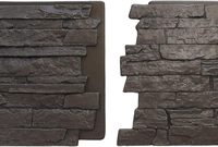 Panneaux muraux en pierre artificielle réaliste en PU, légers, effet pierre empilée, pour extérieur et intérieur