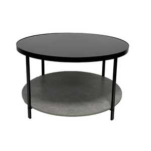 Industrial A-Frame Console <b>Table</b> | Rustic Wood and Metal Mesh Entryway <b>Table</b> | Slim 2-Tier <b>Sofa</b> <b>Side</b> <b>Table</b> with Mesh Storage - Product Image 2