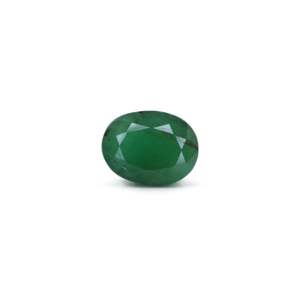 Certified Wholesale Natural Emerald 3.28 Carat Green Faceted Trillion Cut Gemstone - Product Image 1