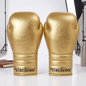 Pakistan Made Professional Custom Printed Leather Boxing Gloves MMA Adjustable <b>Wrist</b> <b>Strap</b> Quick Drying Hook Loop Closure Adult - Product Image 6