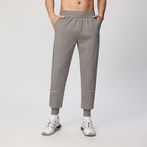 Pantalon de survêtement pour homme à taille élastique avec poches latérales, respirant, en maille, décontracté, poids moyen, style automne, gris, blanc, noir, bleu - Product Image 2