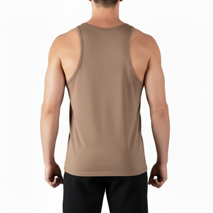 Custom Quick Dry Breathable Slim Fit Athletic Moisture Sleeveless <b>Men</b> Training Gym Workout tank Top Custom <b>Singlet</b> Vest - Product Image 4