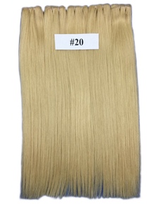 Extensiones de Cabello Caha 100% Remy, Doble Trama, Color # 10 mechones de cabello humano virgen vietnamita cosidos a máquina, 100g - Product Image 5