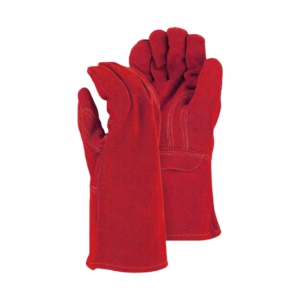 High Quality Premium Cowhide Split Leather Welding Gloves Industrial Safety Spark Heat <b>Fire</b> Proof Anti-Cut Hand Protection - Product Image 4