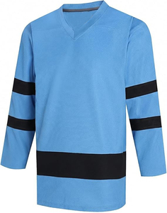 IJshockeytrui 100% gepersonaliseerd op voorraad, populaire groothandel, aangepast logo ontwerp - Product Image 1