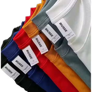 Camisetas Casuales de Manga Corta con Cuello Redondo para Hombre, 100% Algodón, Tejido de Punto, Corte Regular, Variadas al por Mayor con Descuento de Fábrica - Marca Famosa 180g - Product Image 3