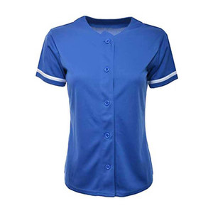 High Performance Breathable Quick Dry Short Sleeve Regular Fit 100% <b>Polyester</b> Softball <b>Shirt</b> for Women Sports Club Wholesale - Product Image 1