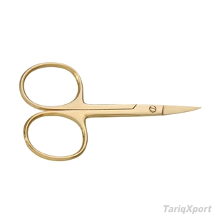 Tijeras Profesionales Curvas de Acero Inoxidable para Cutículas, para Mano Derecha, con Logotipo Personalizado, Tijeras de Manicura de Precisión, Venta al Por Mayor - Product Image 3