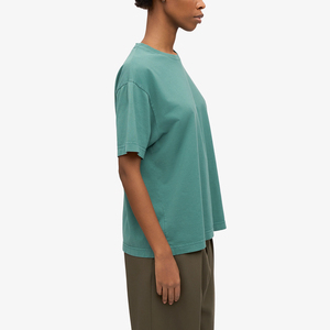 Camiseta de Gran Tamaño para Mujer, Informal, Transpirable, de Alto Rendimiento, con Diseño Personalizado, de Manga Corta, Hecha de Algodón - Product Image 4