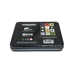 Caja Metálica Rectangular Personalizada con Tapa Deslizante para Colección de Insignias - Product Image 4