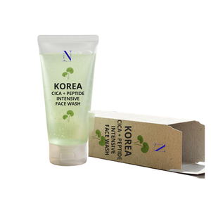 Masque Visage Intensif Coréen au Cica et aux Peptides avec Panthénol – Nettoyage Doux, Hydratant et Apaisant pour Peaux Sensibles et à Tendance Acnéique - Product Image 1